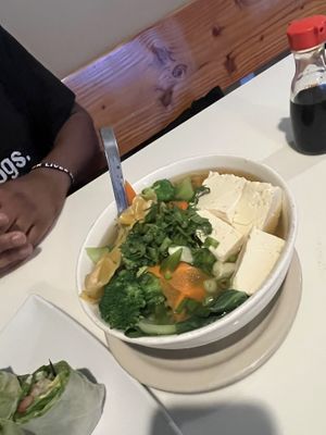   at Golden Era Vegan Restaurant in San Francisco