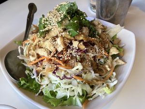 Tofu salad  at Golden Era Vegan Restaurant in San Francisco