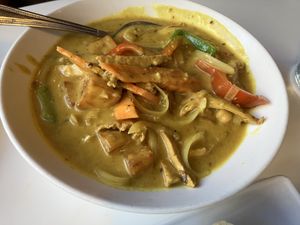 Sweet potato curry  at Golden Era Vegan Restaurant in San Francisco