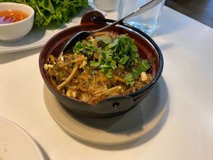 House Rice Claypot at Golden Era Vegan Restaurant in San Francisco
