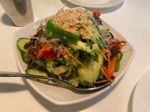 Cucumber Kelp Salad at Golden Era Vegan Restaurant in San Francisco