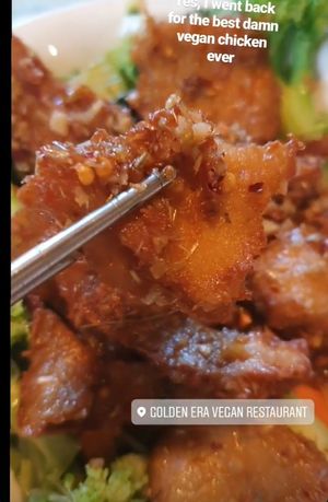  at Golden Era Vegan Restaurant in San Francisco