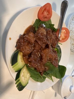 “The Queen"  at Golden Era Vegan Restaurant in San Francisco