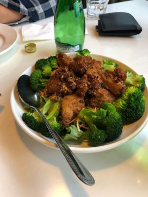 Lemongrass combo at Golden Era Vegan Restaurant in San Francisco