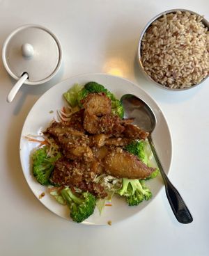 Sp4. Lemongrass Deluxe Specialty  at Golden Era Vegan Restaurant in San Francisco