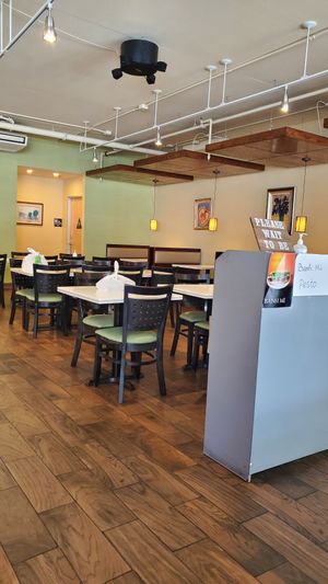 Interior at Golden Era Vegan Restaurant in San Francisco