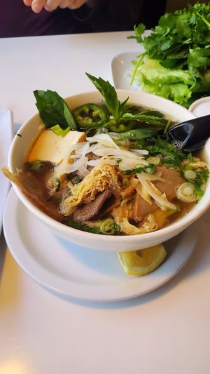 Vegan pho at Golden Era Vegan Restaurant in San Francisco