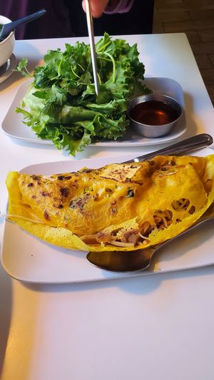 Banh Xeo at Golden Era Vegan Restaurant in San Francisco