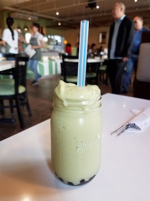 Super delicious Avocado Smoothie!! at Golden Era Vegan Restaurant in San Francisco