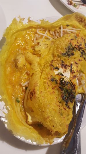 Banh xeo at Golden Era Vegan Restaurant in San Francisco