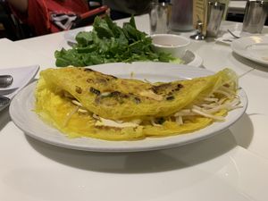 Crepe at Golden Era Vegan Restaurant in San Francisco