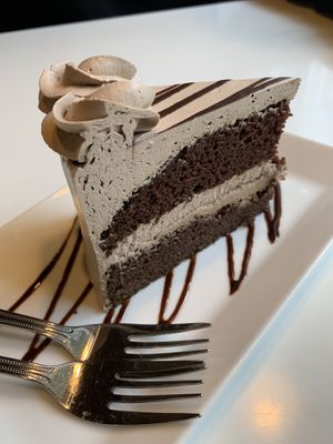 Mocha cake! at Golden Era Vegan Restaurant in San Francisco