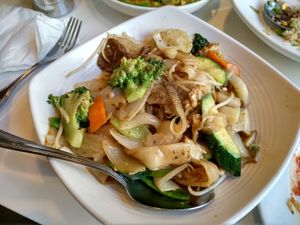 Gourmet noodles at Golden Era Vegan Restaurant in San Francisco