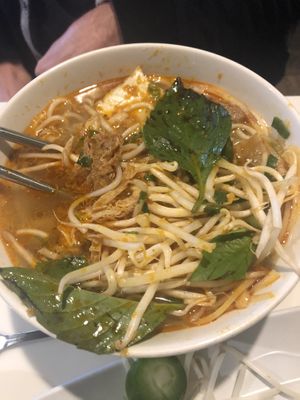 Spicy noodle at Golden Era Vegan Restaurant in San Francisco