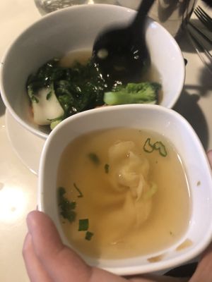 Wonton at Golden Era Vegan Restaurant in San Francisco