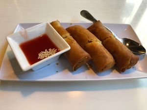 Golden Rolls at Golden Era Vegan Restaurant in San Francisco