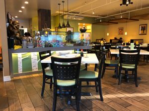 Interior at Golden Era Vegan Restaurant in San Francisco