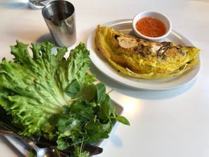 Banh Xeo at Golden Era Vegan Restaurant in San Francisco