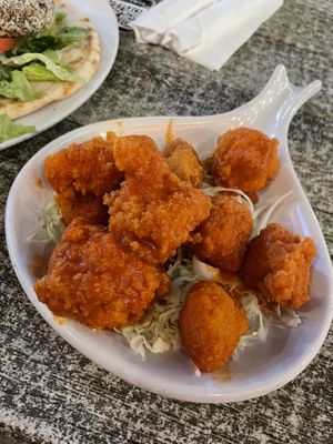 Buffalo cauliflower.  Not good   at The Green Parrot in Nassau