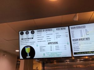 menu at Indus Modern Kitchen in Colorado Springs