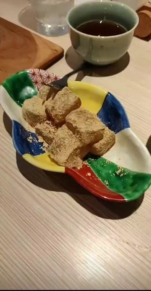 Vegan dessert at Taiko Udon in Hiroshima