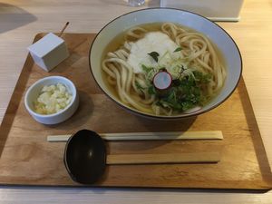 Vegan Yamakake Idon at Taiko Udon in Hiroshima