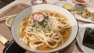Vegan udon   at Taiko Udon in Hiroshima