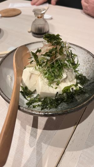 Tofu chilled   at Taiko Udon in Hiroshima