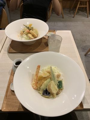 The presentation of the food is amazing 👌 at Taiko Udon in Hiroshima