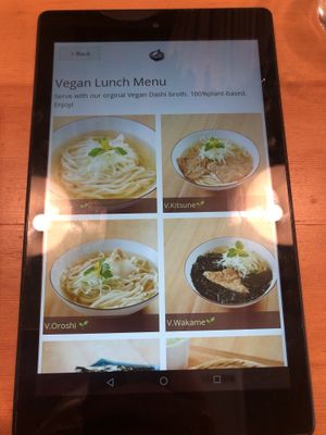 Oishii! at Taiko Udon in Hiroshima