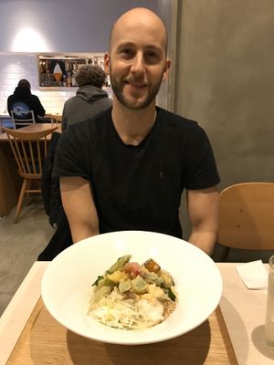Huge portions at Taiko Udon in Hiroshima