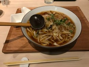 Kake Udon at Taiko Udon in Hiroshima