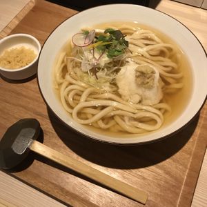 Oroshi udon  at Taiko Udon in Hiroshima