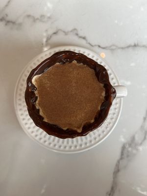 Coffee with chocolate   at Alimentos da Vila in Salvador