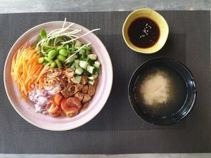 Buddha bowl😊 at Nourish in Chiang Mai