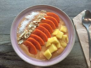 Very good and fresh Smoothie bowl! at Nourish in Chiang Mai