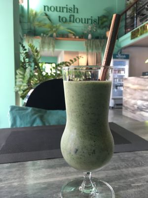 One of the best smoothies I’ve had in CM  at Nourish in Chiang Mai