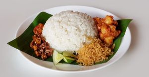 Potato & Tomato Nasi Lemak at NamuL in Kuala Lumpur