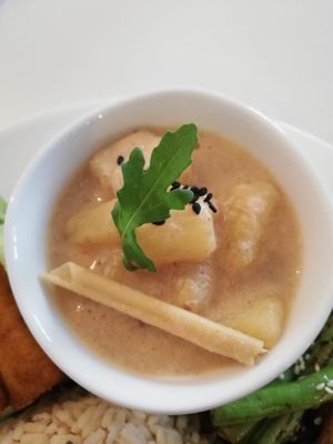 Potato dish in nasi lemak at NamuL in Kuala Lumpur