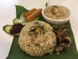 Nasi lemak at NamuL in Kuala Lumpur
