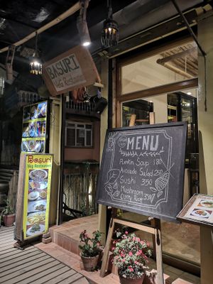 Enter at Basuri Veg in Kathmandu