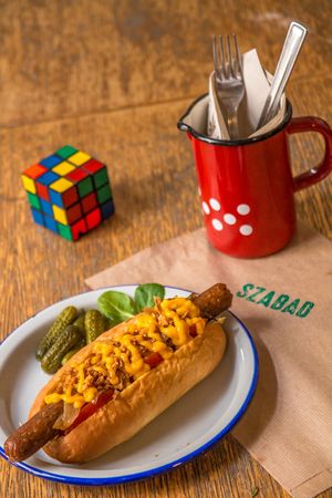 Wimpy at Szabad Bisztro in Budapest