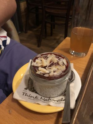 Dessert at Szabad Bisztro in Budapest
