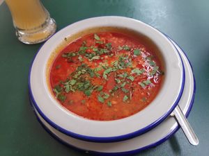 Daily menu at Szabad Bisztro in Budapest