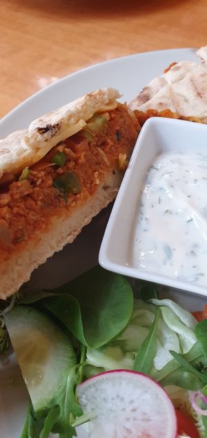 Inside at Szabad Bisztro in Budapest