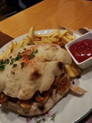 Fancy sandwich at Szabad Bisztro in Budapest