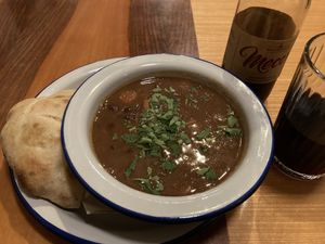 Amazing goulash  at Szabad Bisztro in Budapest