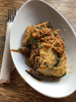 Mousaka - daily menu  at Szabad Bisztro in Budapest