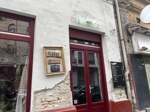 Outside   at Szabad Bisztro in Budapest