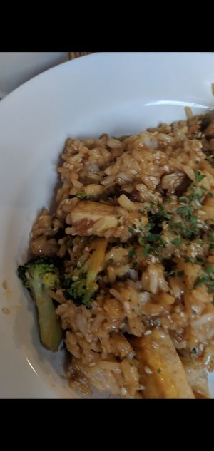 Fried rice at Szabad Bisztro in Budapest